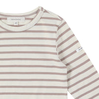 Bene Bene tees Bene Bene Lavender Mild Stripe Tee