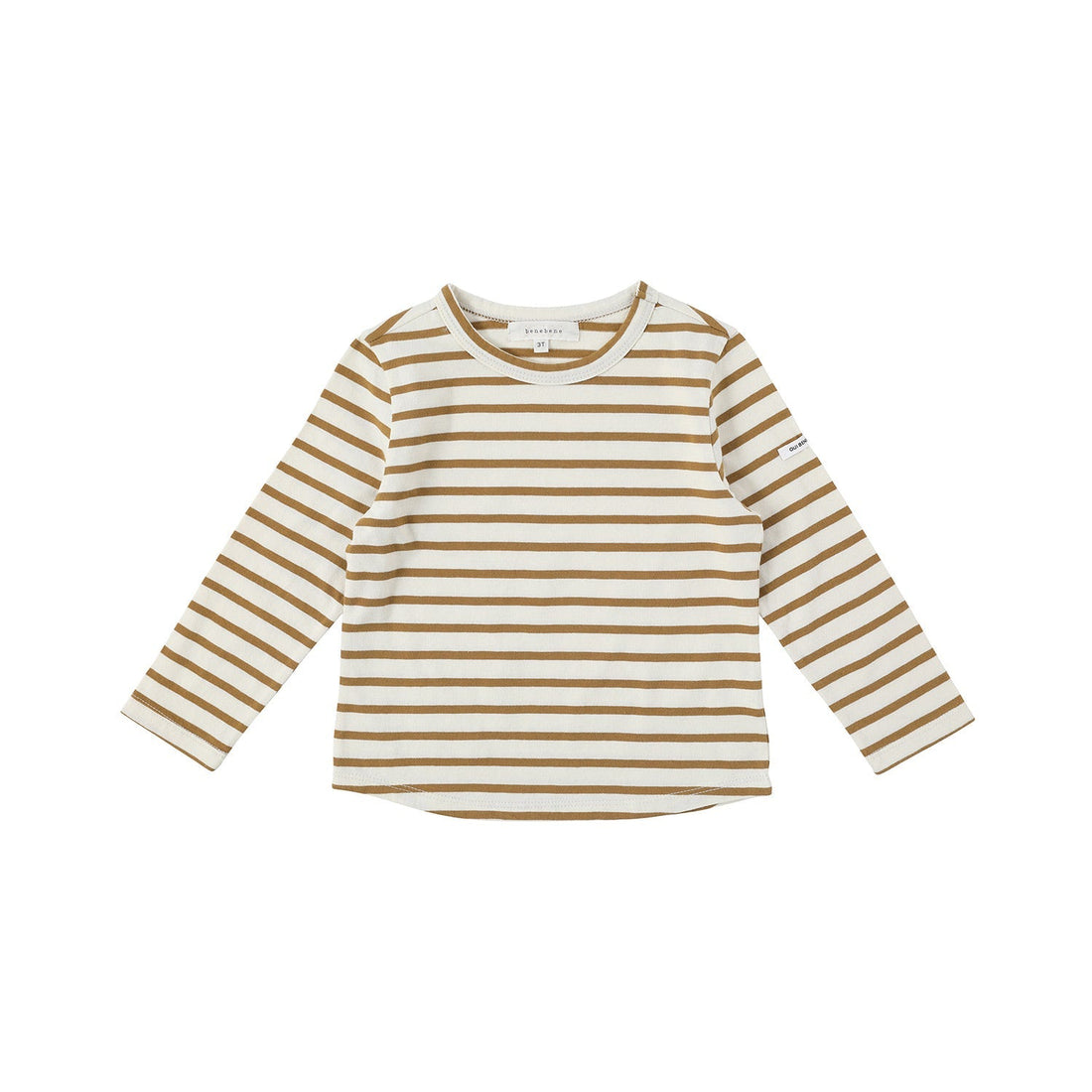 Bene Bene tees Bene Bene Mustard Mild Stripe Tee