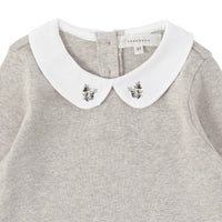 Bene Bene tees Bene Bene Oatmeal Wheatflower Stitch Tee
