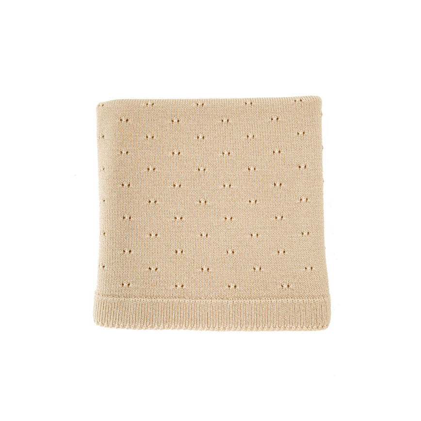 Hvid Oat Bibi Blanket