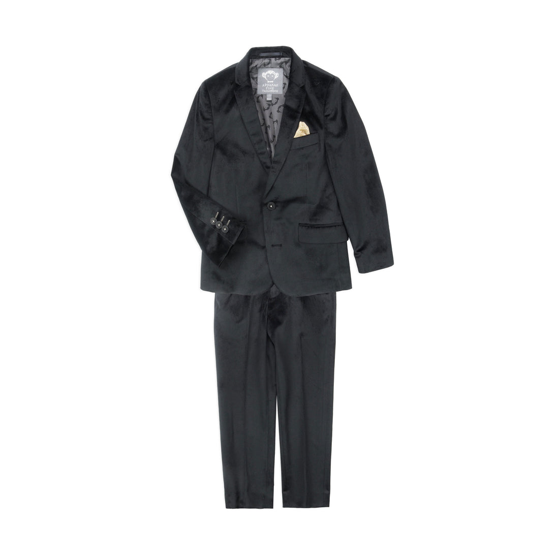 Appaman Black Velvet Suit Pant