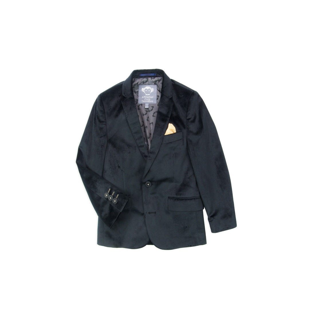 Appaman Black Velvet Suit Blazer