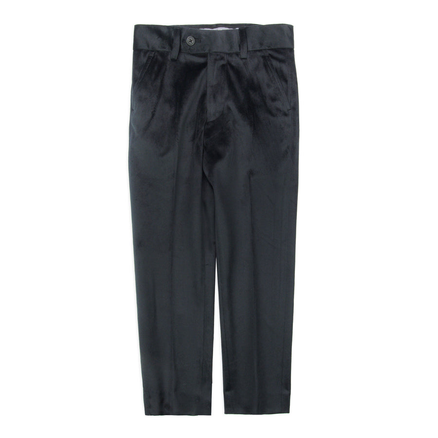 Appaman Black Velvet Suit Pant