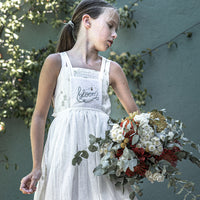 Cosmosophie White/Pink Bloom Dress