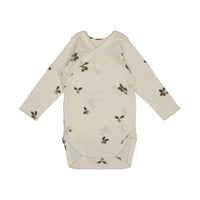 Studio Boheme Off White Plums Print Hoho Bodysuit