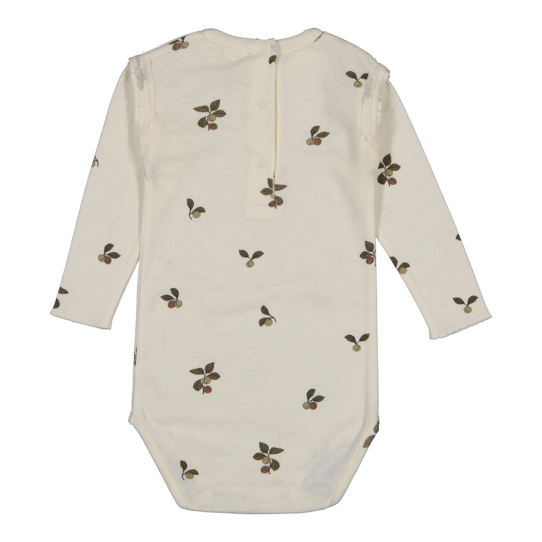 Studio Boheme Off White Plums Print Lala Bodysuit