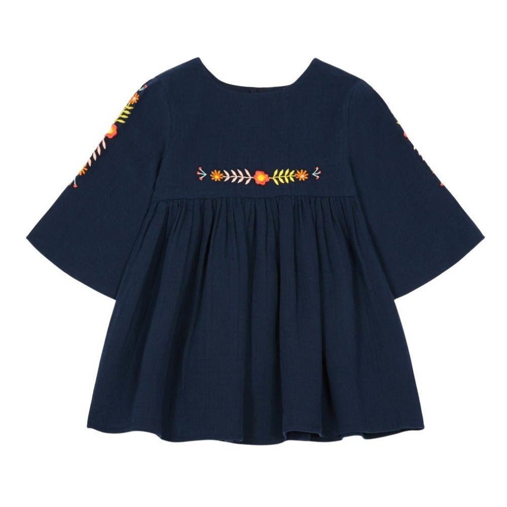 Hundred Pieces Ink Bohemian Flower Dress