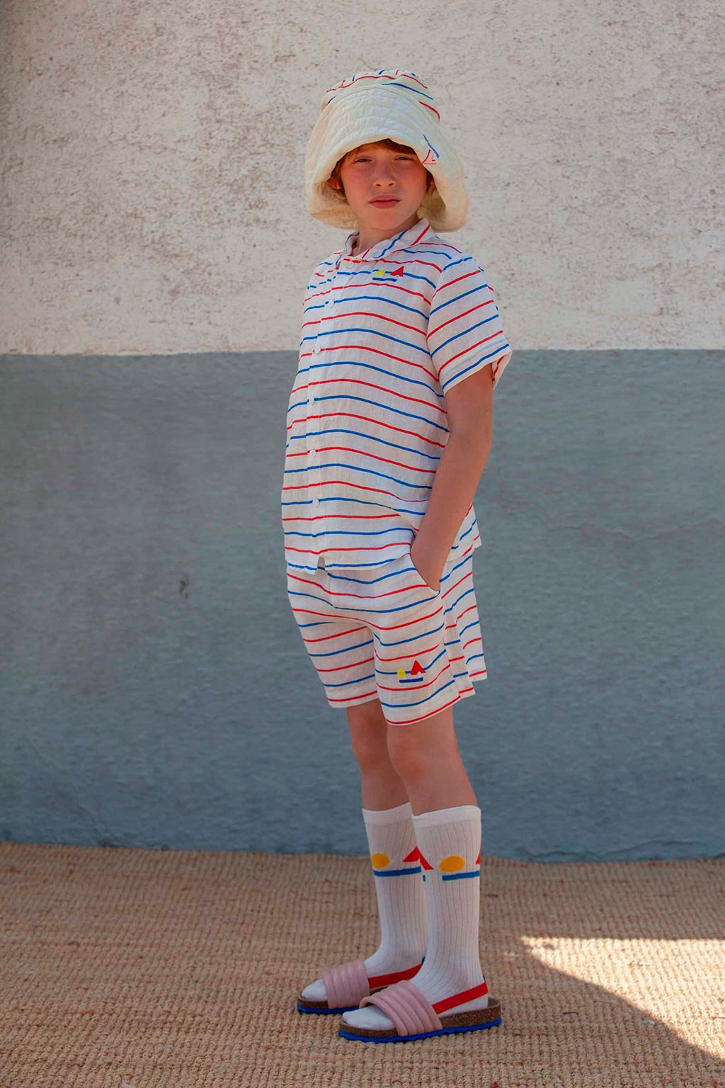 Bonmot accessories Bonmot Ivory Tipi Sun Socks