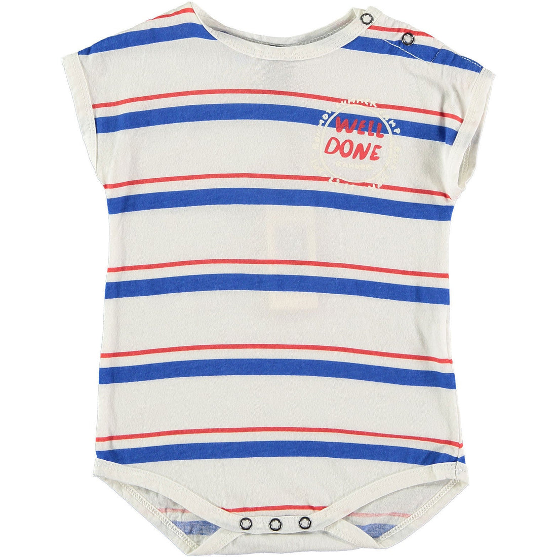 Bonmot bodysuits Bonmot Ivory Stripes Well Done Bodysuit