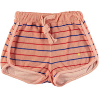 Bonmot bottoms Bonmot Dusty Pink Stripes Terry Short