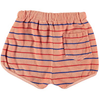 Bonmot bottoms Bonmot Dusty Pink Stripes Terry Short
