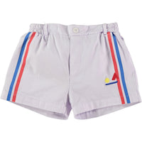 Bonmot bottoms Bonmot Mallow Side Stripes Button Short