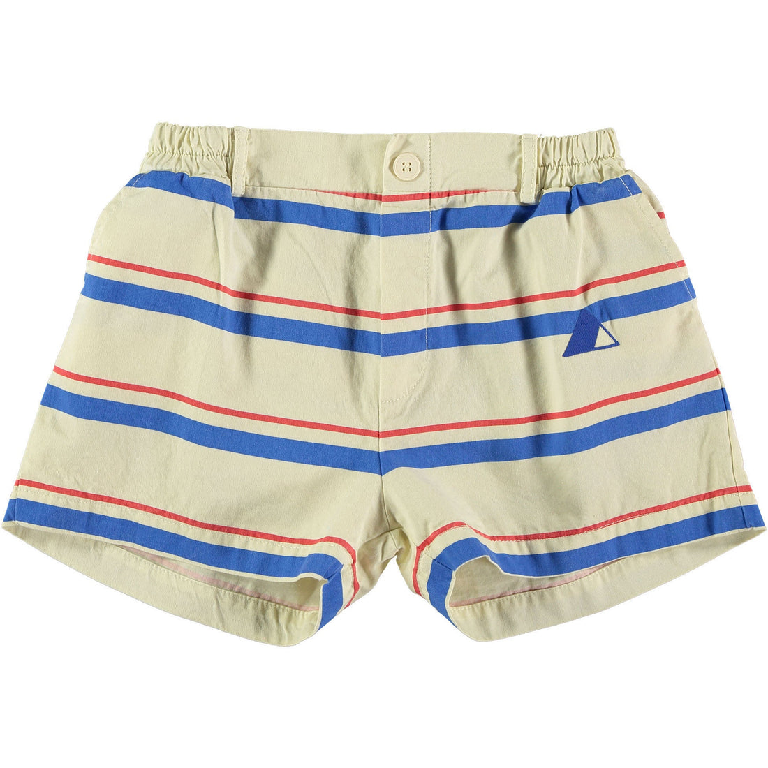 Bonmot bottoms Bonmot Mellow Yellow Stripes Button Short