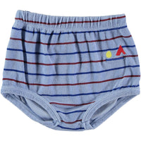 Bonmot bottoms Bonmot Mid Blue Stripes Terry Culotte