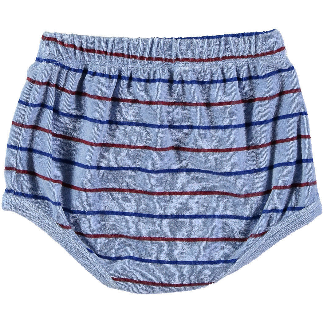Bonmot bottoms Bonmot Mid Blue Stripes Terry Culotte