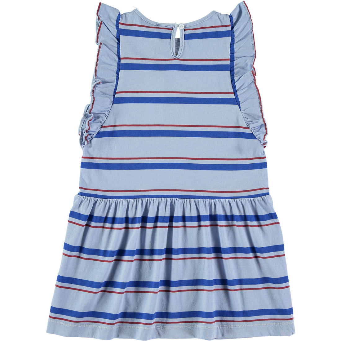 Bonmot dresses Bonmot Mid Blue Double Stripe Jersey Dress
