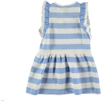 Bonmot dresses Bonmot Mid Blue Watermelon Frills Dress