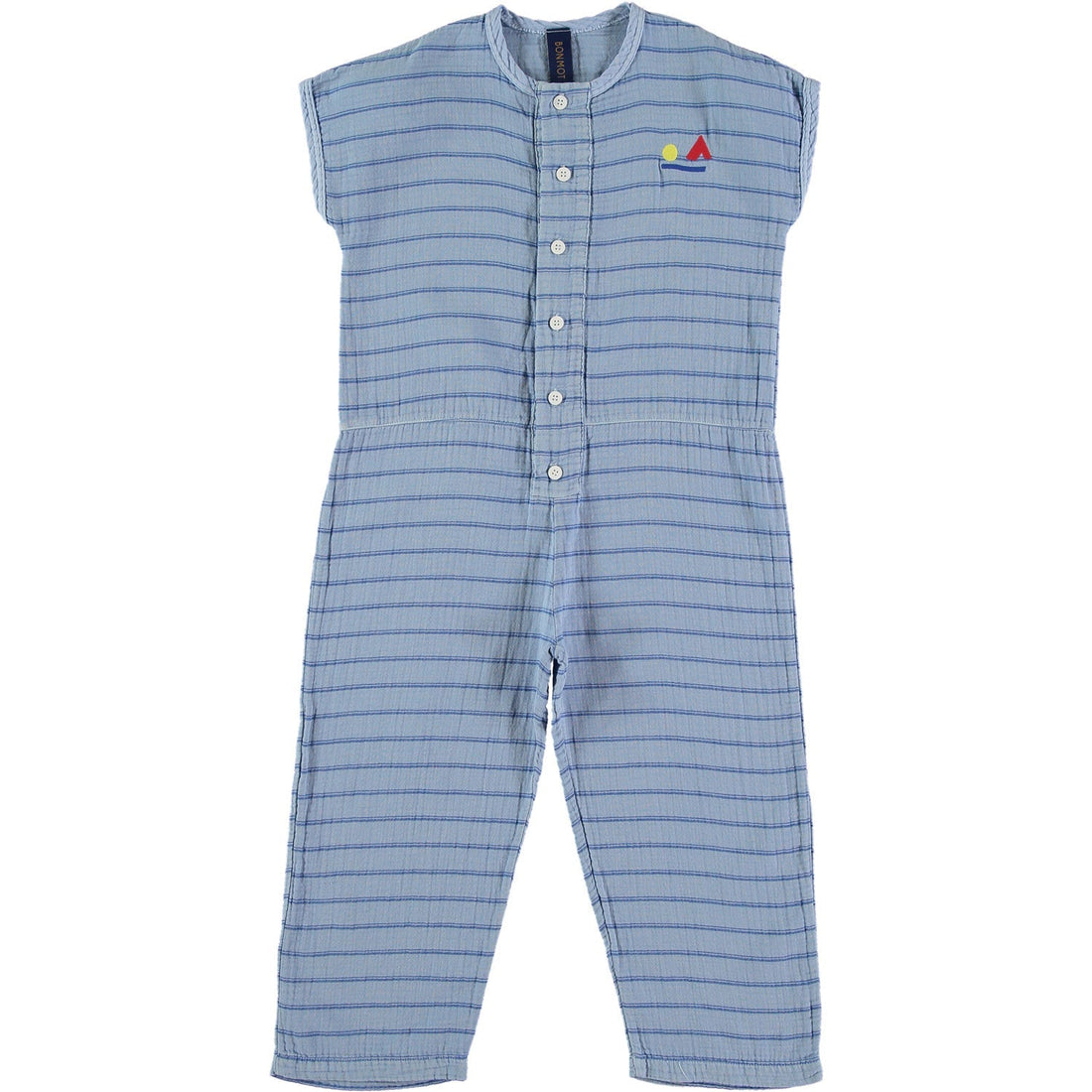 Bonmot rompers Bonmot Mid Blue Tipi Sun Jumpsuit