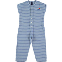 Bonmot rompers Bonmot Mid Blue Tipi Sun Jumpsuit