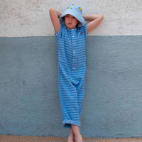 Bonmot rompers Bonmot Mid Blue Tipi Sun Jumpsuit