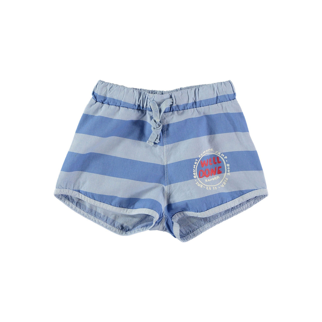 Bonmot swim Bonmot Mid Blue Wide Stripes Swimshorts