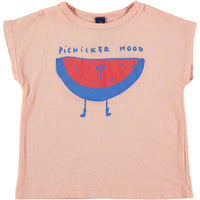 Bonmot tees Bonmot Dusty Pink Picnicker Watermelon T-Shirt