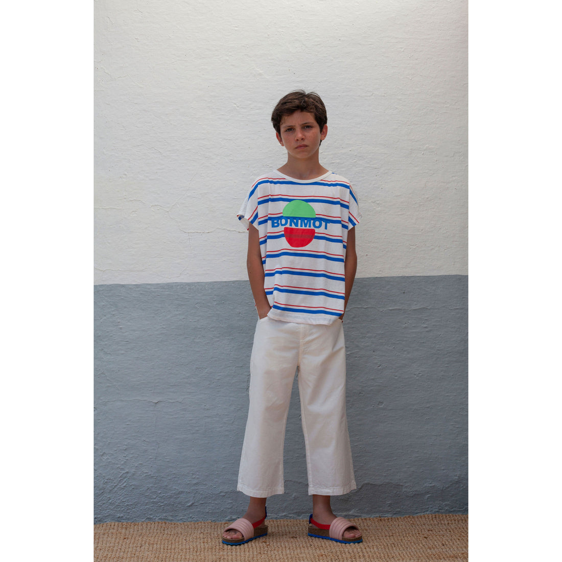 Bonmot tees Bonmot Ivory BMT Sun Lake Mirror T-Shirt