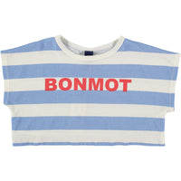 Bonmot tees Bonmot Ivory Summer Cropped T-Shirt