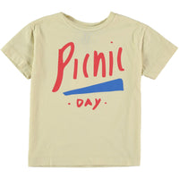 Bonmot tees Bonmot Melow Yellow Picnic Day T-Shirt