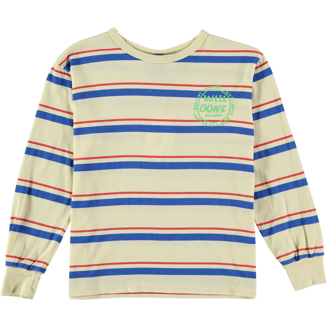 Bonmot tees Bonmot Melow Yellow Stripes Long Sleeve T-Shirt