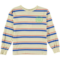 Bonmot tees Bonmot Melow Yellow Stripes Long Sleeve T-Shirt