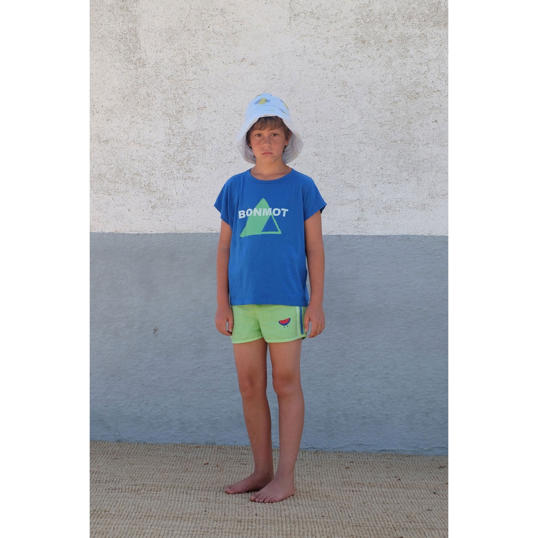Bonmot tees Bonmot Sea Blue Tipi Bonmont T-Shirt