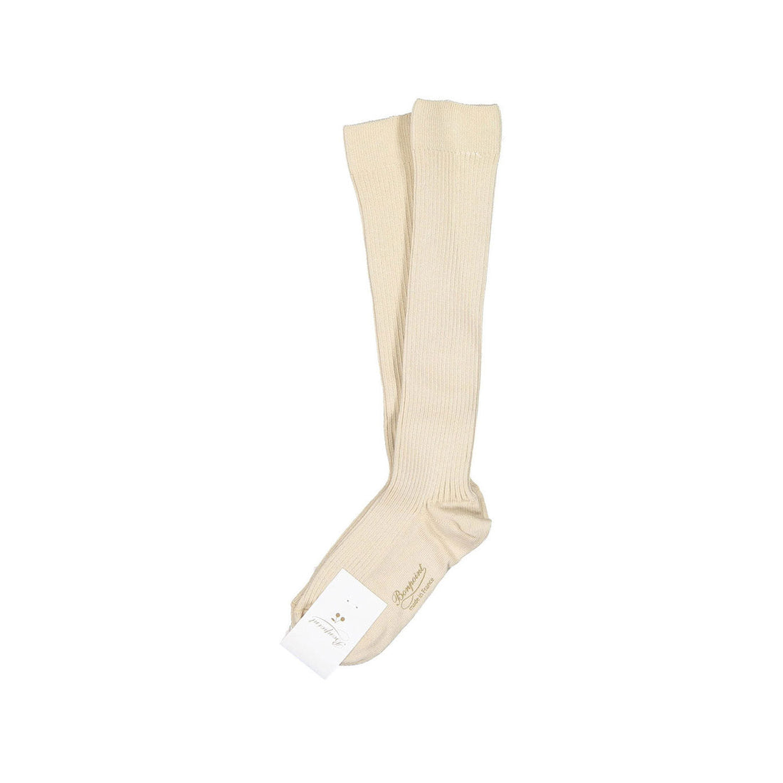 Bonpoint accessories Bonpoint Praline Ribbed Knee Socks