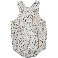 Bonpoint Rompers and Bodysuits Bonpoint Ecru Short Bubble Romper