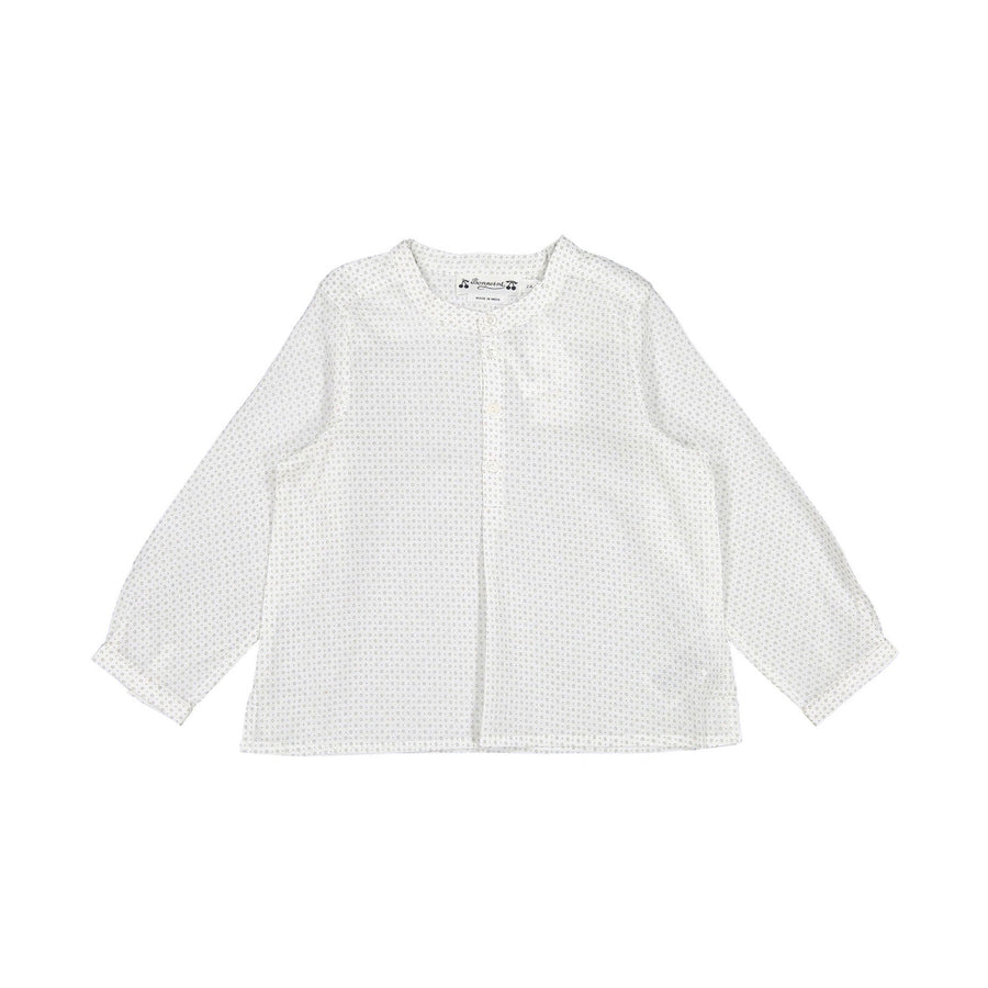 Bonpoint shirts Bonpoint Grey Swiss Dot Baby Tunic