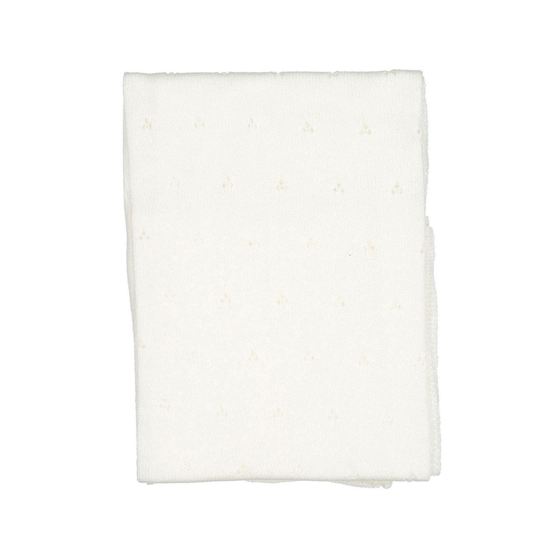 Bonton accessories OS Bonton Cream Knit Blanket