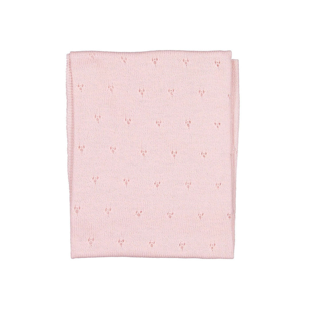 Bonton accessories OS Bonton Rose Floral Knit Blanket