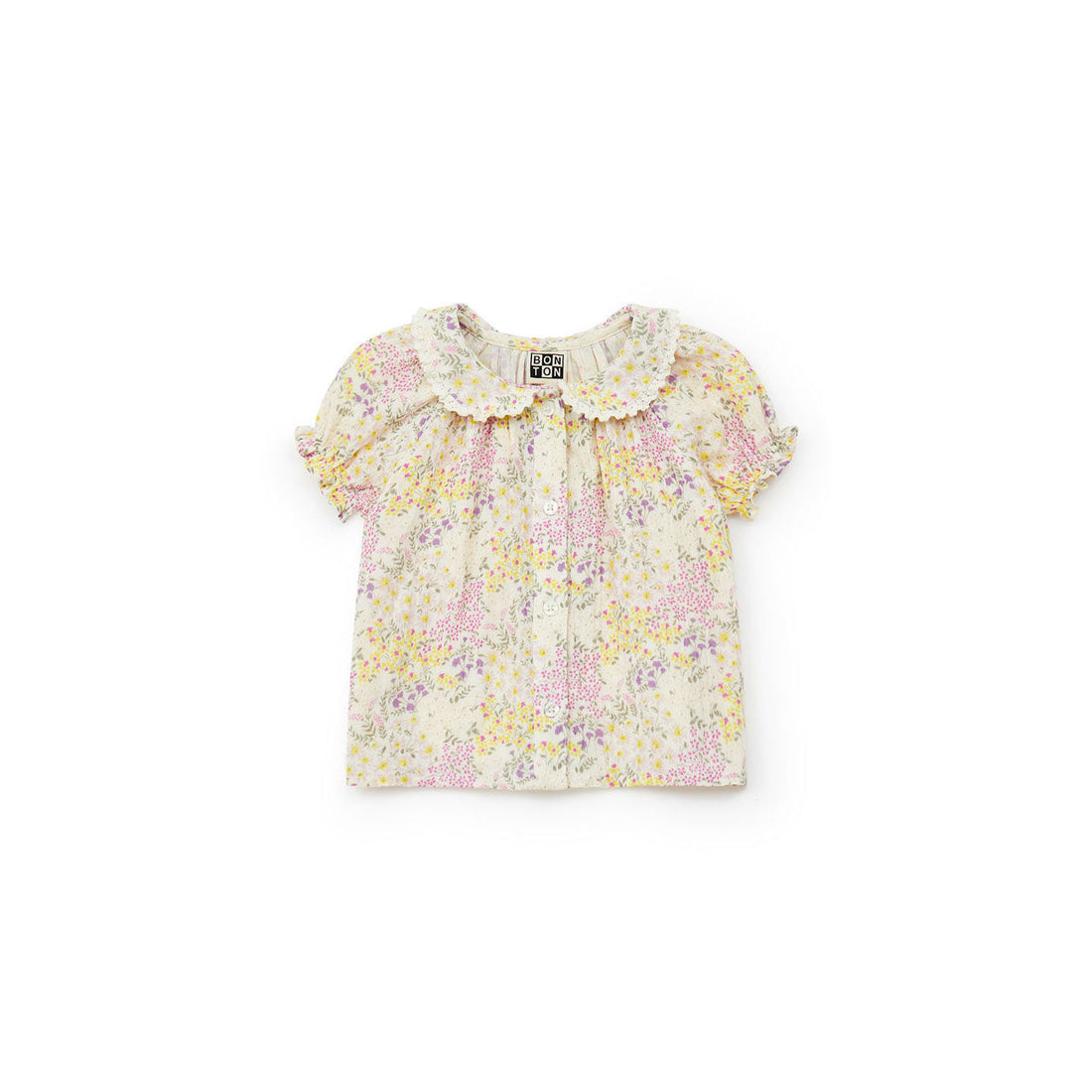 Bonton blouses Bonton Prairie Floral Aria Baby Blouse