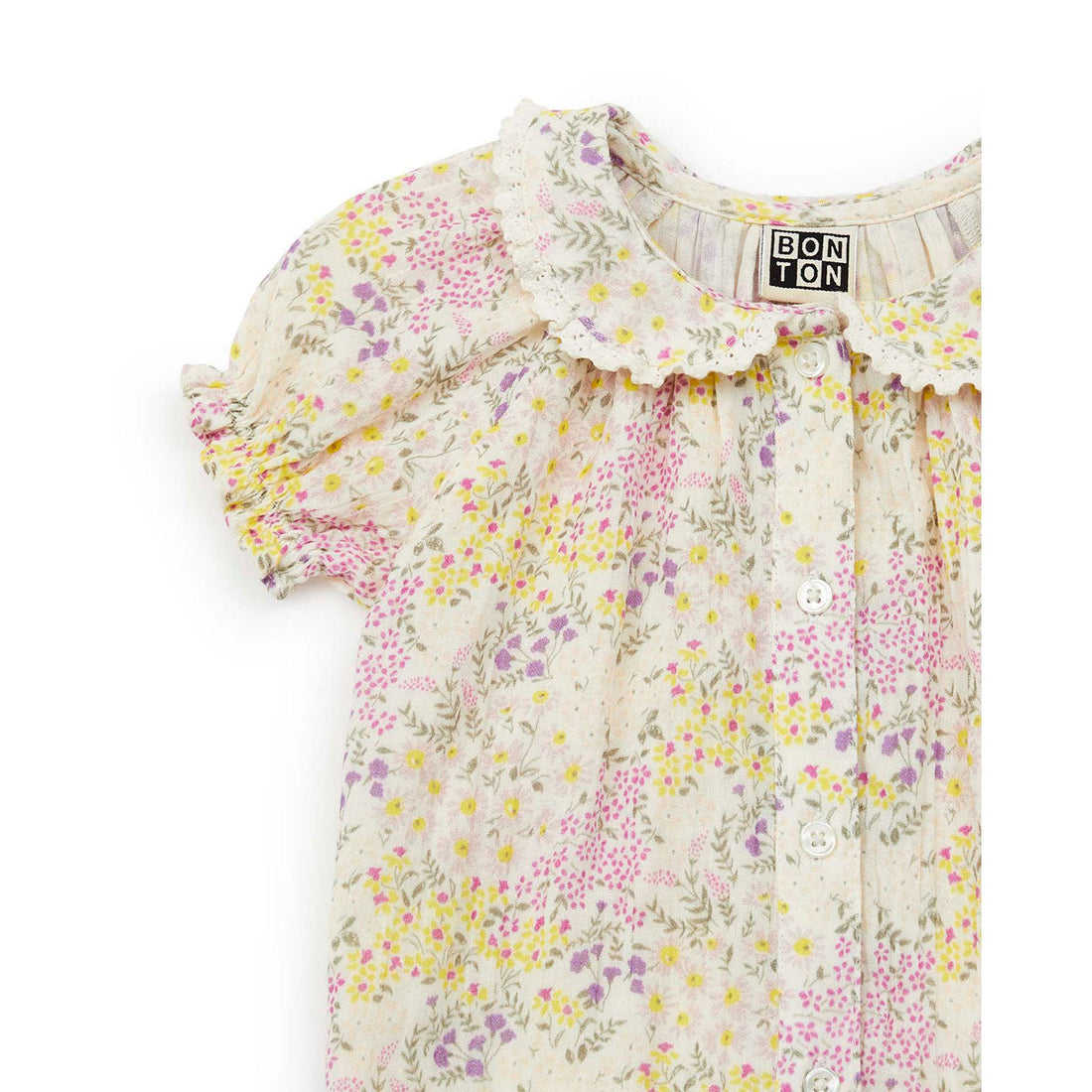 Bonton blouses Bonton Prairie Floral Aria Baby Blouse