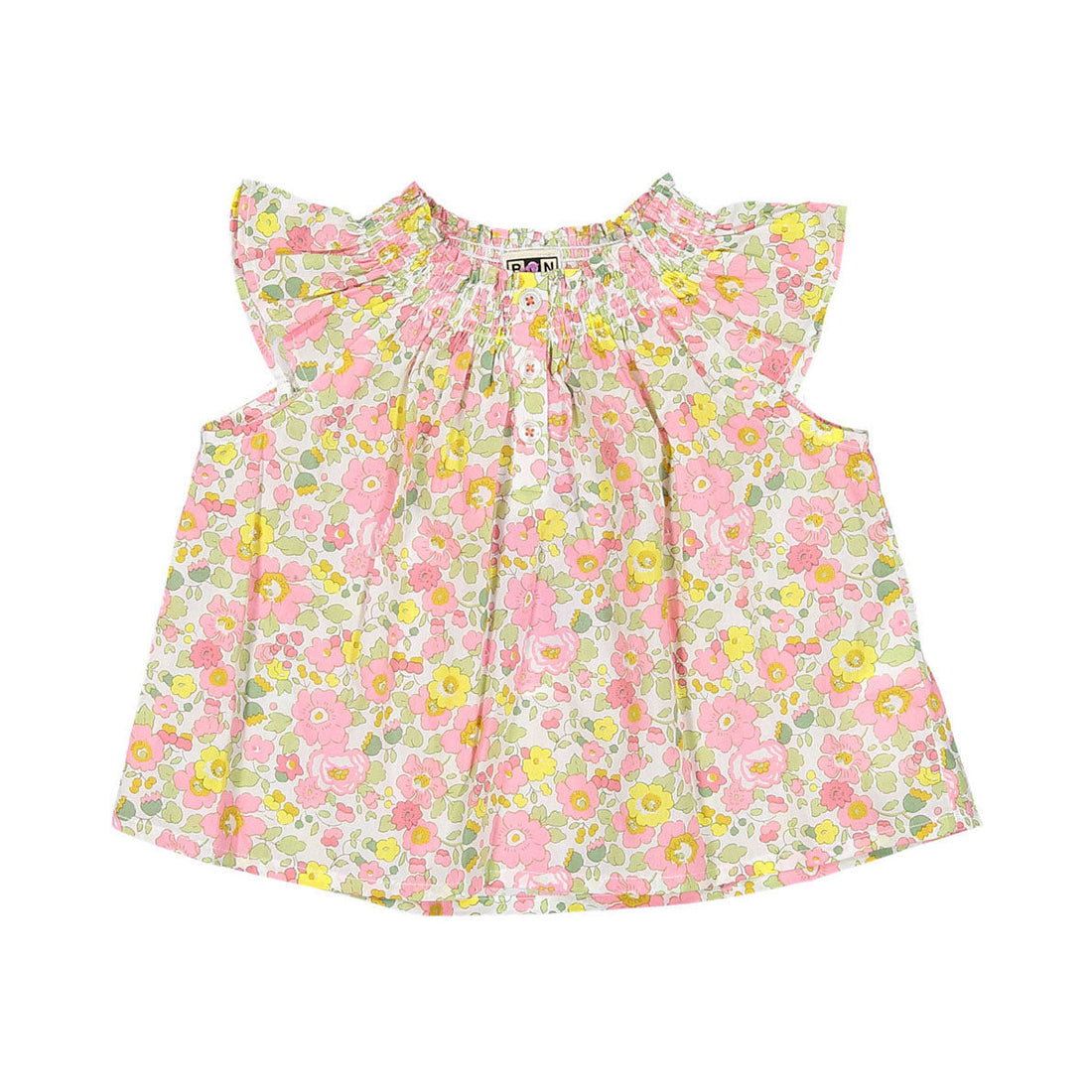 Bonton blouses Bonton Rose Liberty Perrine Baby Blouse