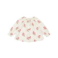 Bonton blouses Bonton Wild Roses Reina Baby Blouse