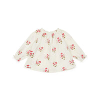 Bonton blouses Bonton Wild Roses Reina Baby Blouse