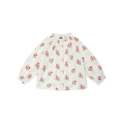Blouse Chemise Marron Bonton Pour Fille - Taille 6 Ans, Occasion Très Bon État, Style Classique