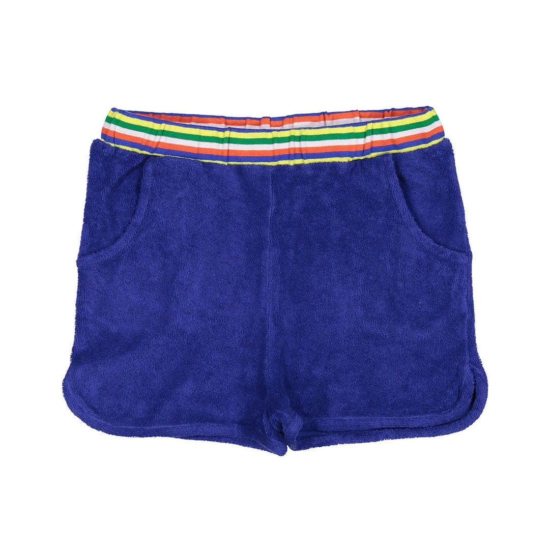 Bonton bottoms Bonton Holiday Blue Terry Shorts