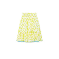 Bonton bottoms Bonton Yellow Print Maxi Skirt