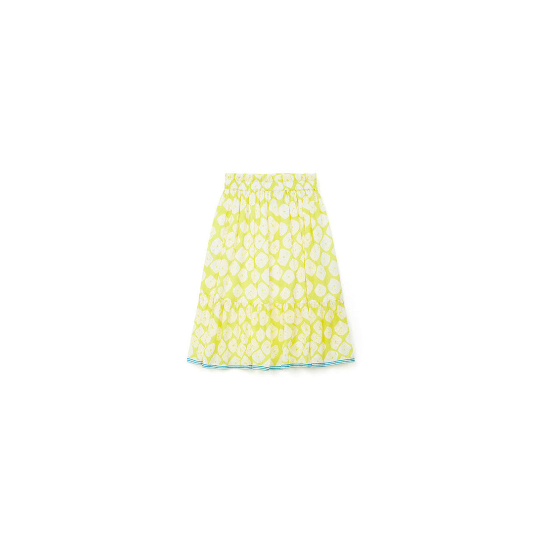 Bonton bottoms Bonton Yellow Print Maxi Skirt