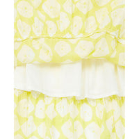 Bonton bottoms Bonton Yellow Print Maxi Skirt