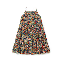 Bonton dresses Bonton 70s Blue Floral Calypso Dress