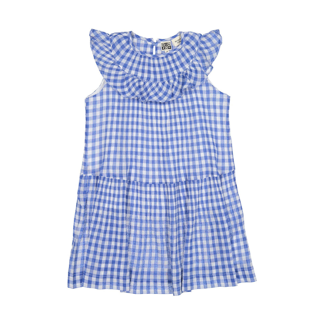 Bonton dresses Bonton Blue Vichy Eglanti Dress