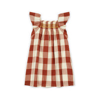 Bonton dresses Bonton Caramel Plaid Reve Dress